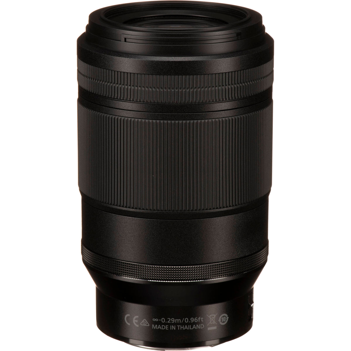 Lente Nikon NIKKOR Z MC 105mm f/2.8 VR S Macro - vista trasera