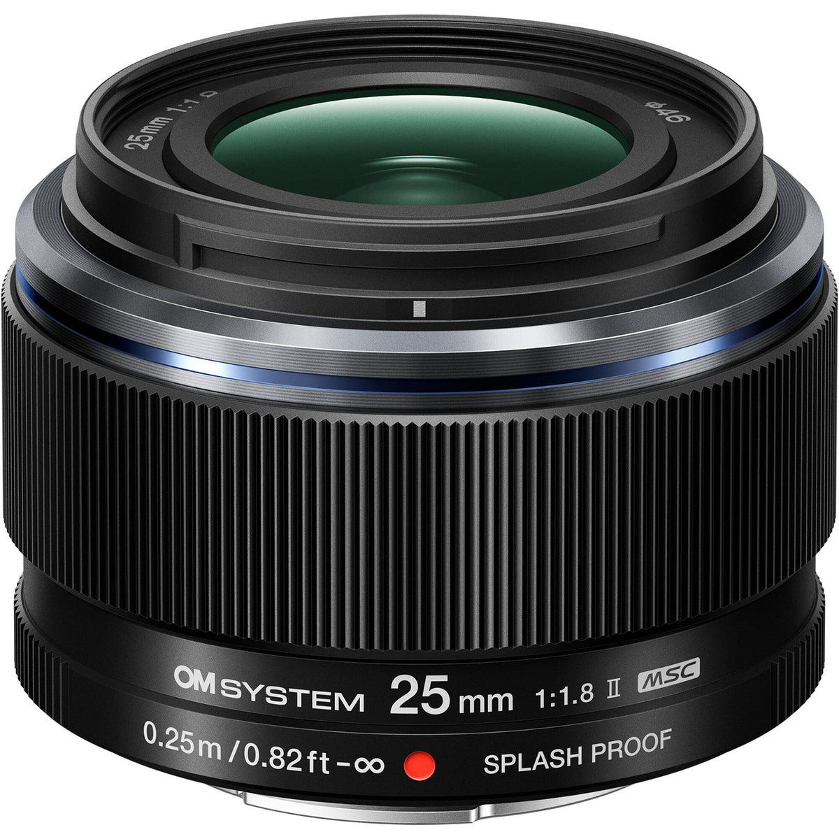 Lente OM System M.Zuiko Digital 25mm f/1.8 II - vista principal