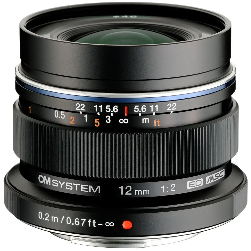 Lente OM System M.Zuiko Digital ED 12mm f/2.0 - vista principal