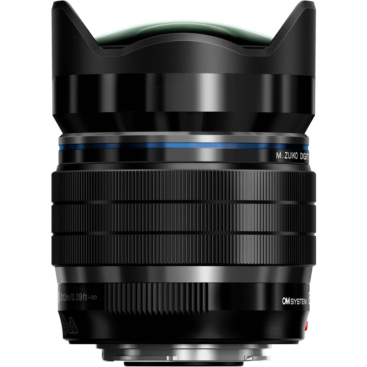 Lente OM System M.Zuiko Digital ED 8mm f/1.8 Ojo de Pez PRO - vista frontal