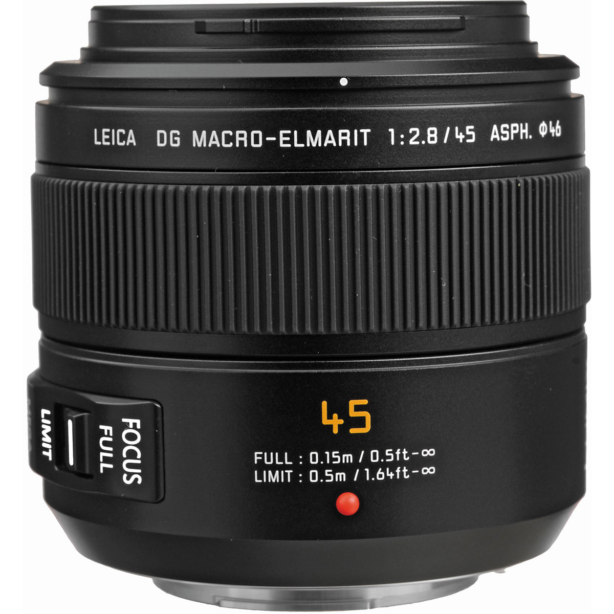 Lente Panasonic Leica DG Macro-Elmarit 45mm f/2.8 ASPH. MEGA O.I.S. - vista principal