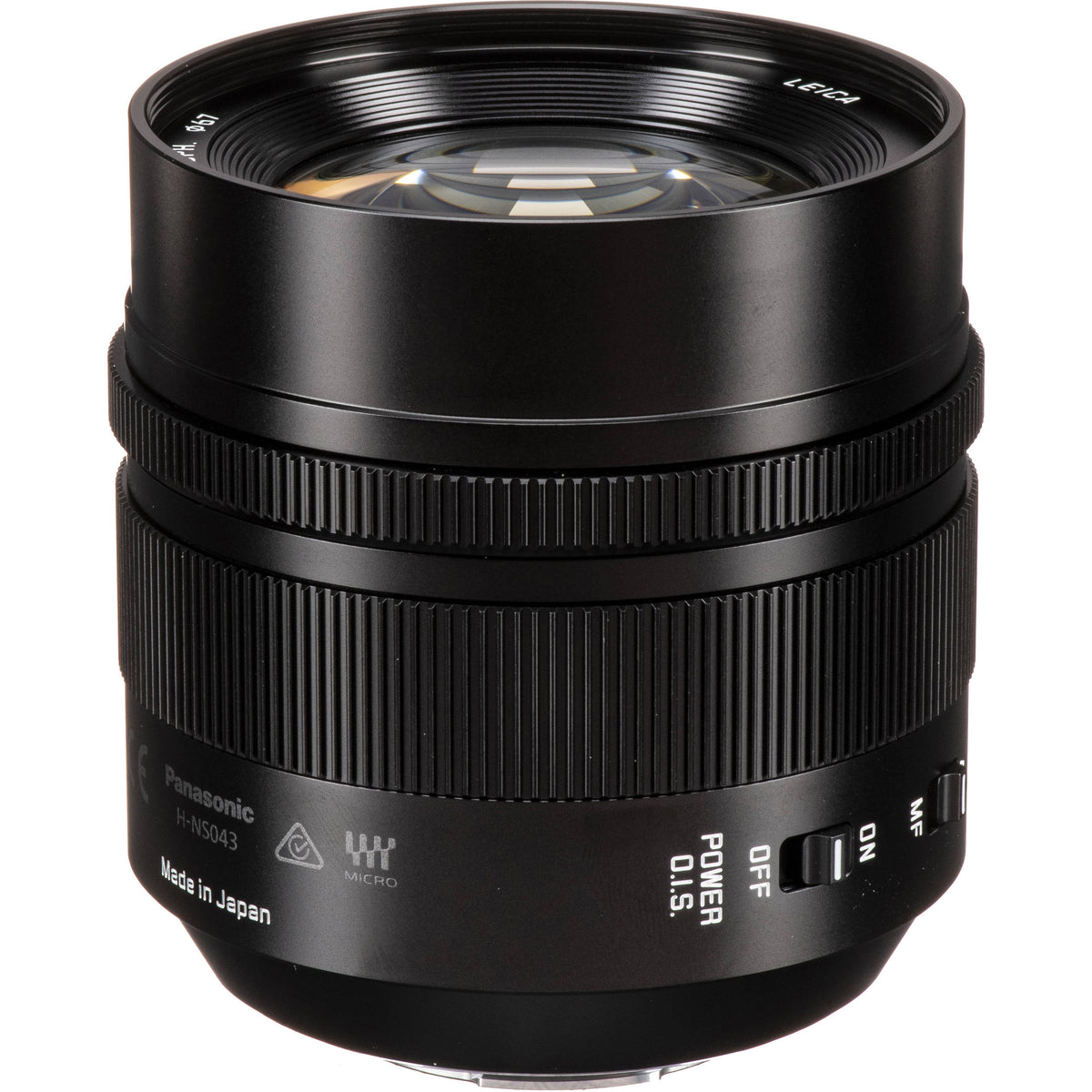 Lente Panasonic Leica DG Nocticron 42.5mm f/1.2 ASPH. POWER O.I.S. - vista trasera