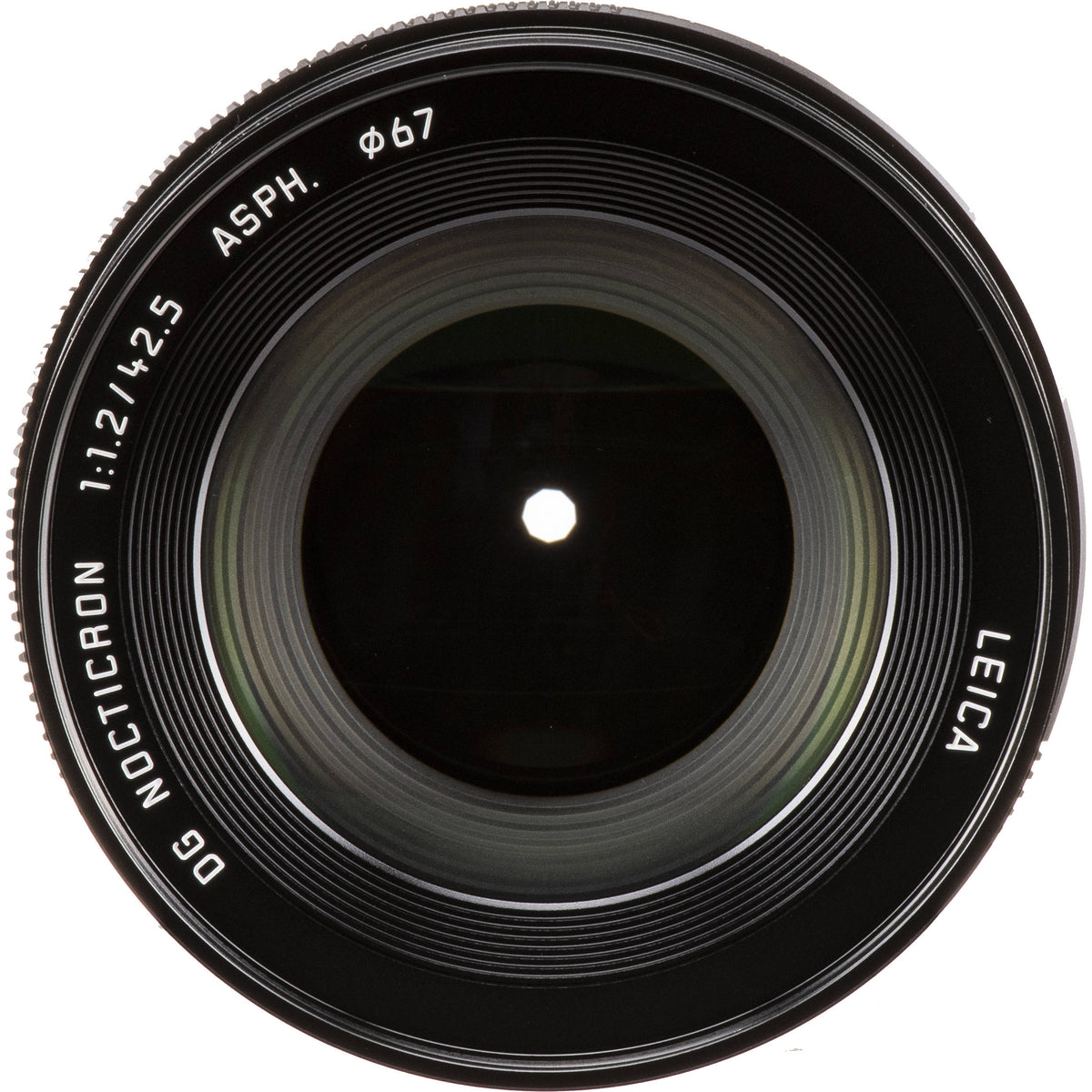 Lente Panasonic Leica DG Nocticron 42.5mm f/1.2 ASPH. POWER O.I.S. - vista lateral