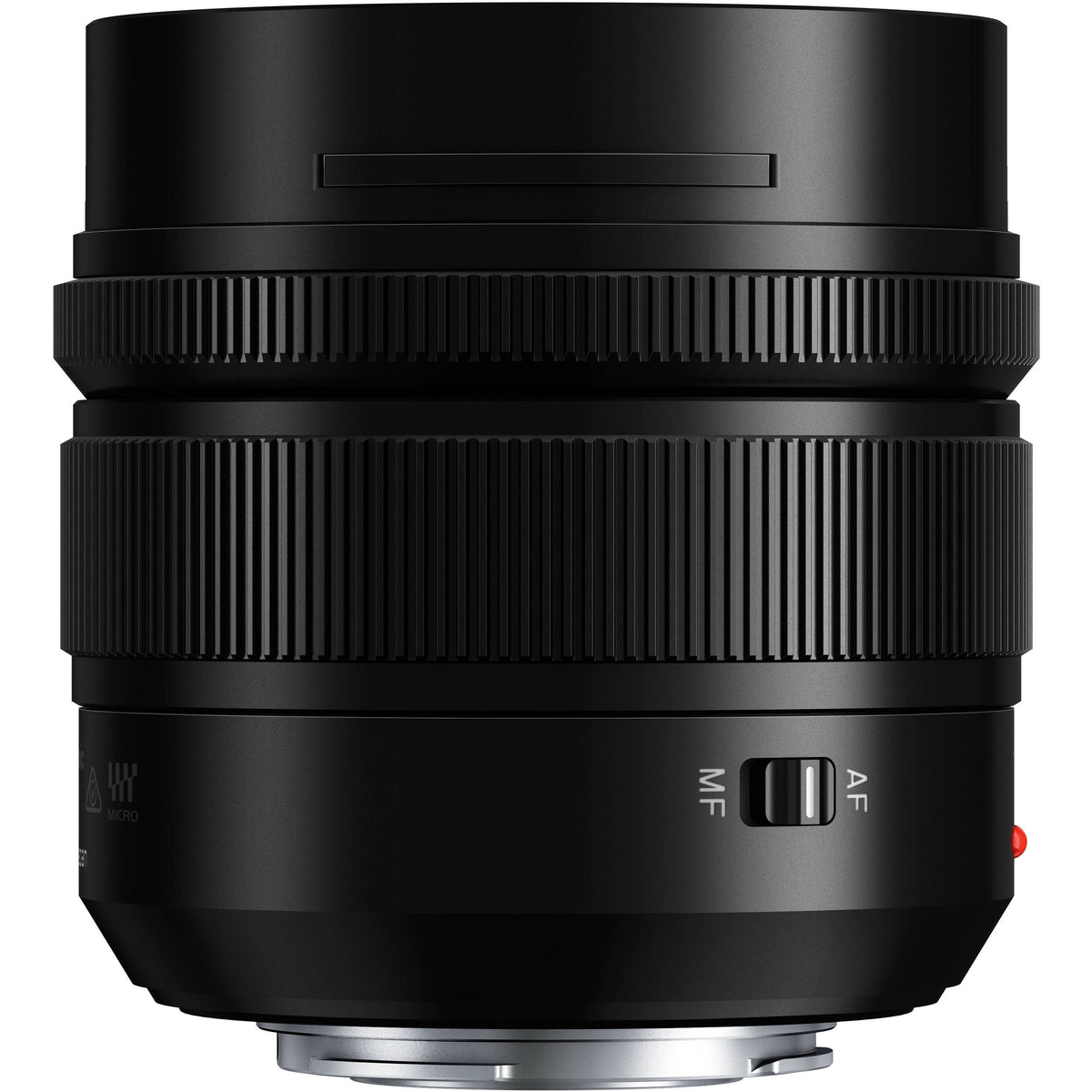 Lente Panasonic Leica DG Summilux 12mm f/1.4 ASPH. - vista lateral