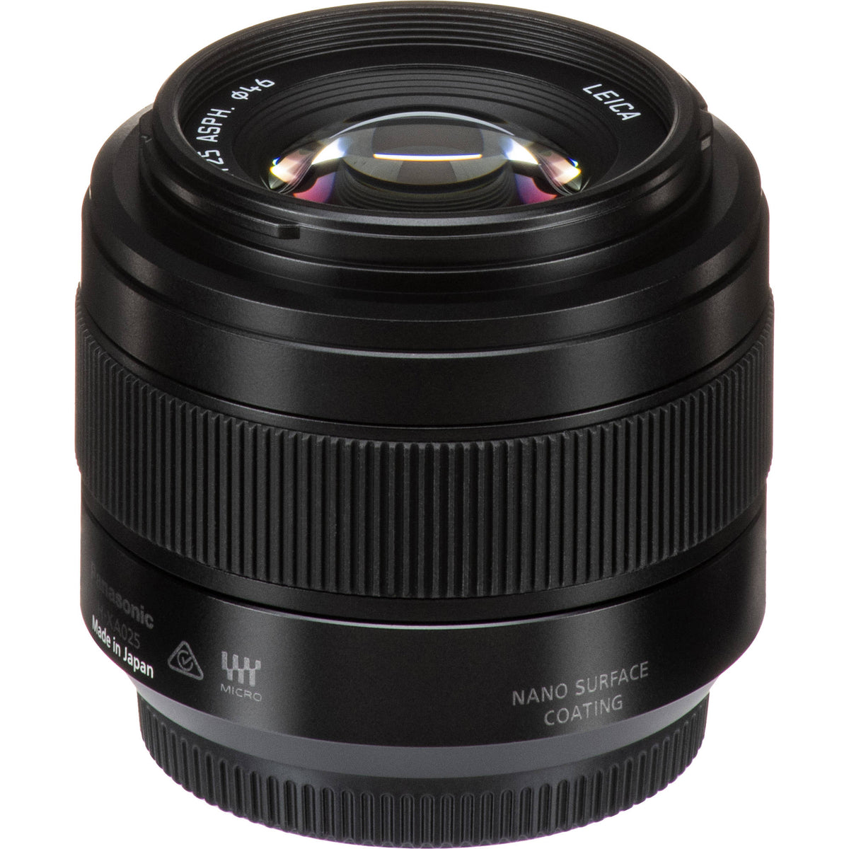 Lente Panasonic Leica DG Summilux 25mm f/1.4 II ASPH. - contenido de la caja