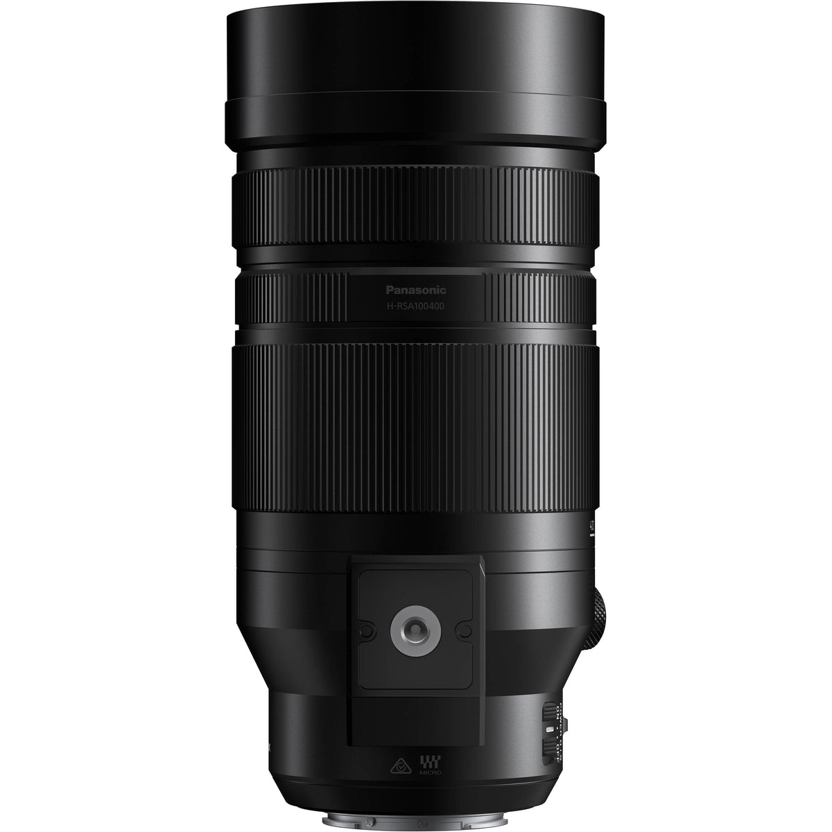 Lente Panasonic Leica DG Vario-Elmar 100-400mm f/4-6.3 II ASPH. POWER O.I.S. - vista lateral