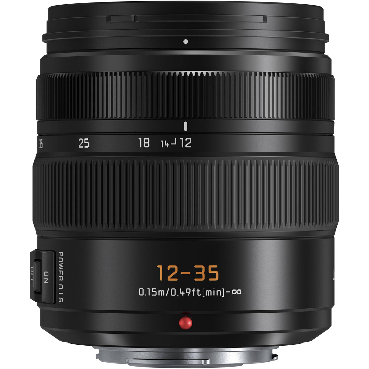 Lente Panasonic Leica DG Vario-Elmarit 12-35mm f/2.8 ASPH POWER O.I.S. - vista frontal
