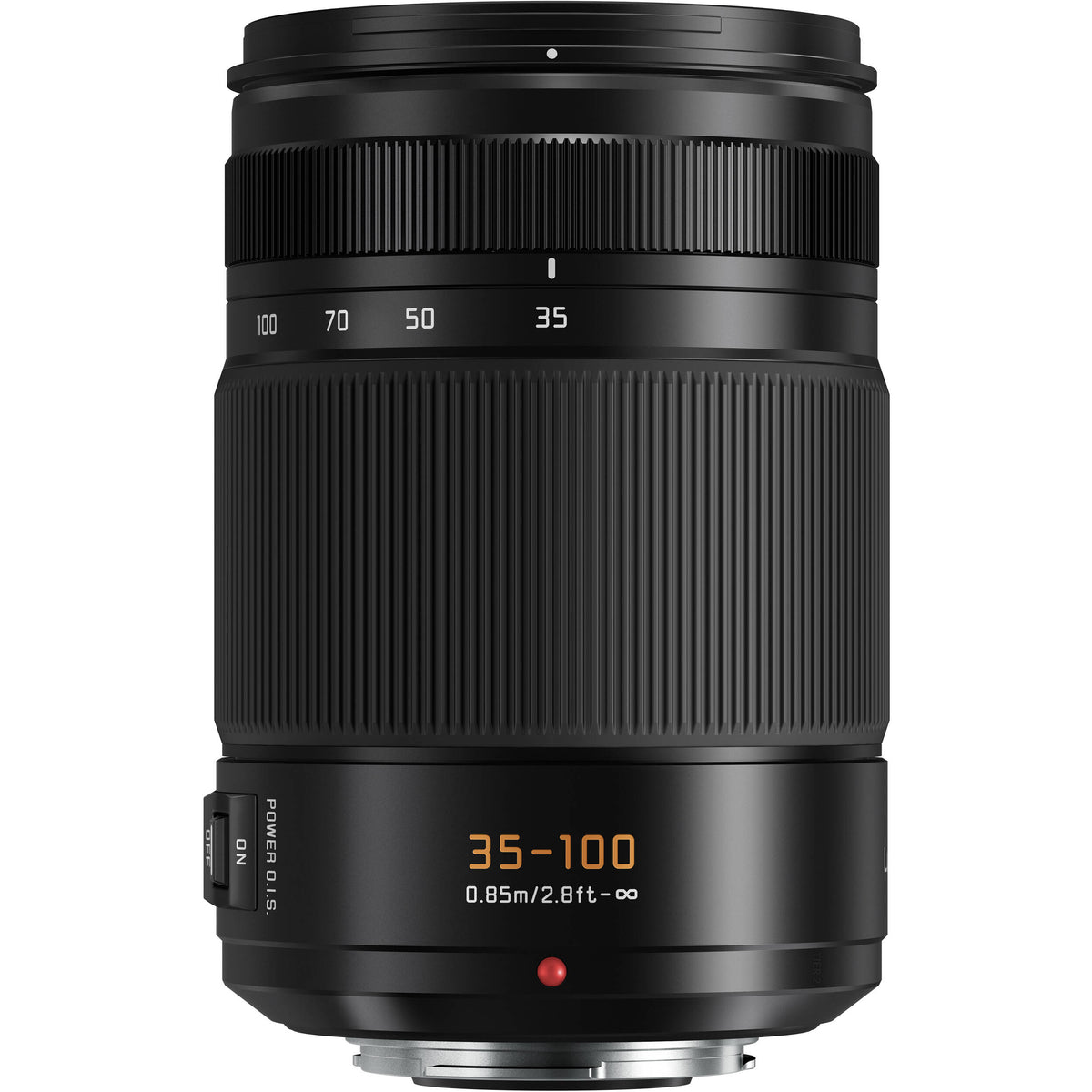 Lente Panasonic Leica DG Vario-Elmarit 35-100mm f/2.8 POWER O.I.S. - vista frontal