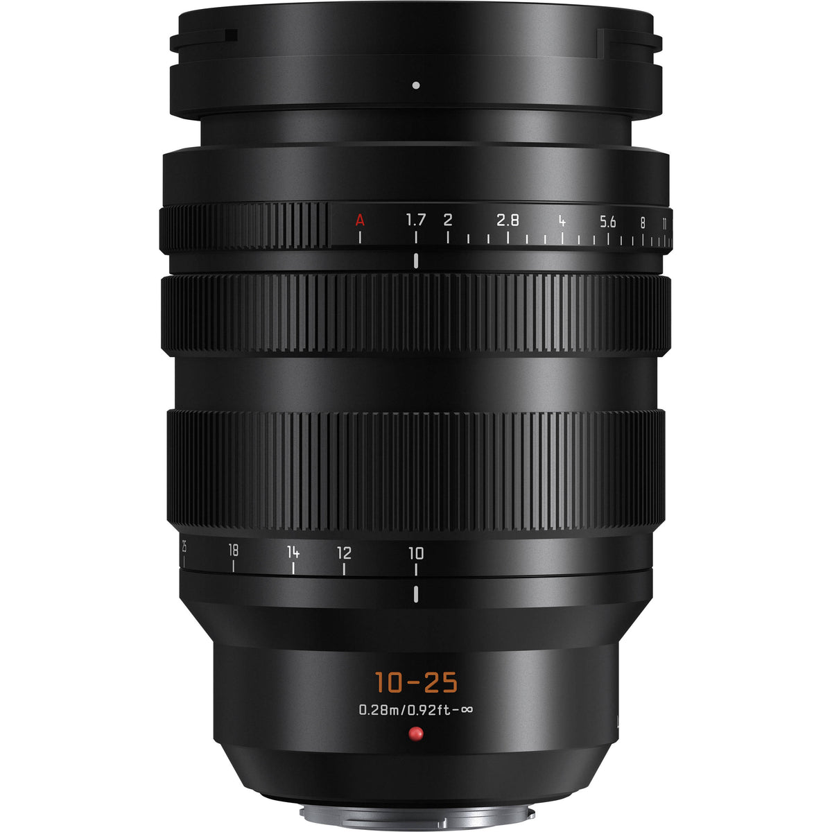 Lente Panasonic Leica DG Vario-Summilux 10-25mm f/1.7 ASPH. - vista trasera