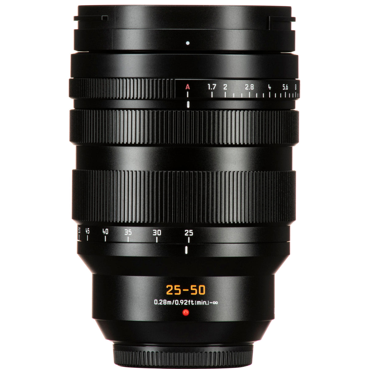 Lente Panasonic Leica DG Vario-Summilux 25-50mm f/1.7 ASPH. - contenido de la caja
