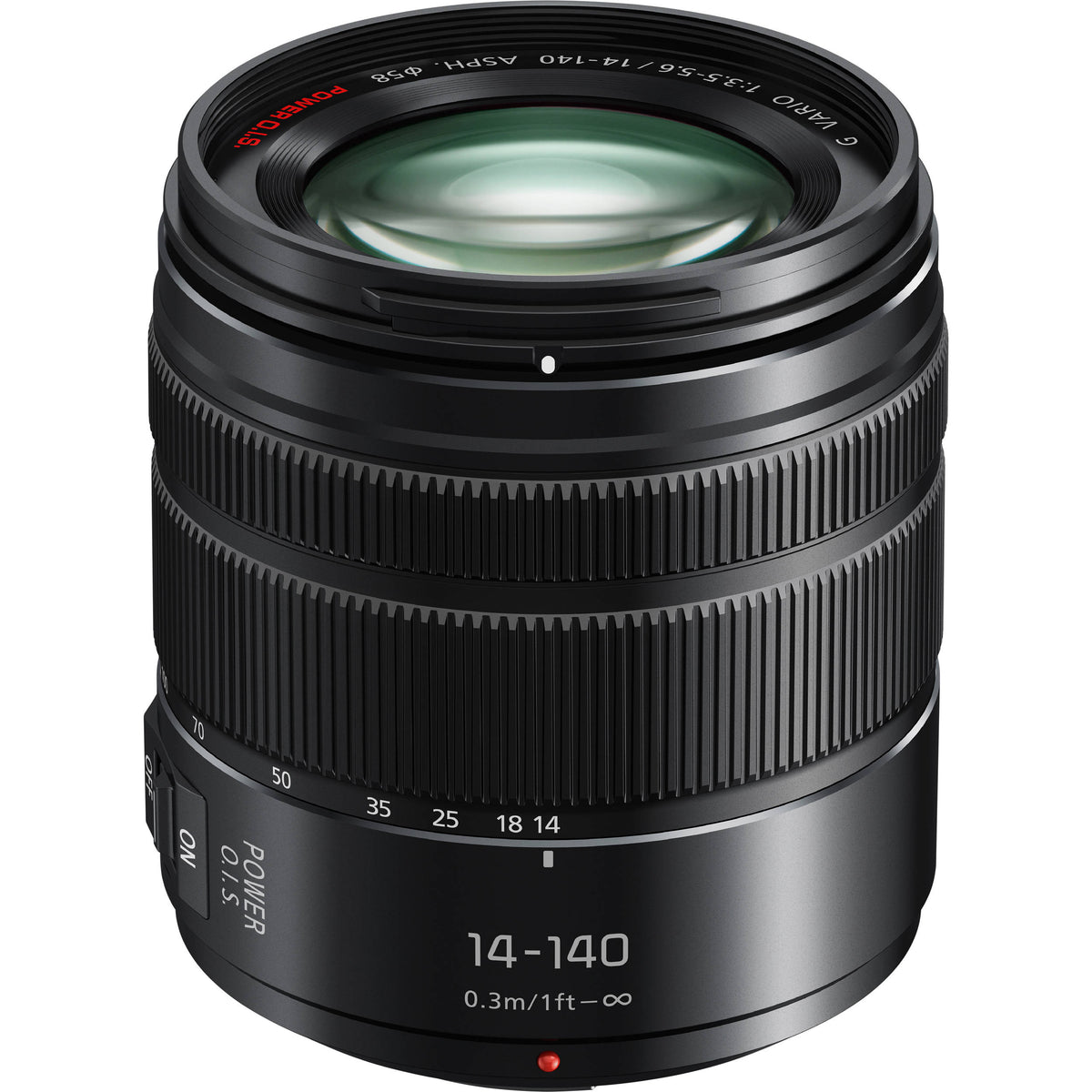 Lente Panasonic LUMIX G Vario 14-140mm f/3.5-5.6 II ASPH. POWER O.I.S. - vista principal