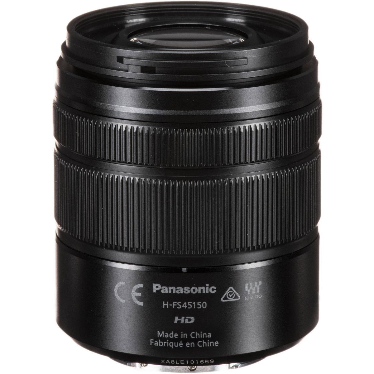 Lente Panasonic LUMIX G Vario 45-150mm f/4-5.6 ASPH MEGA O.I.S. - vista trasera