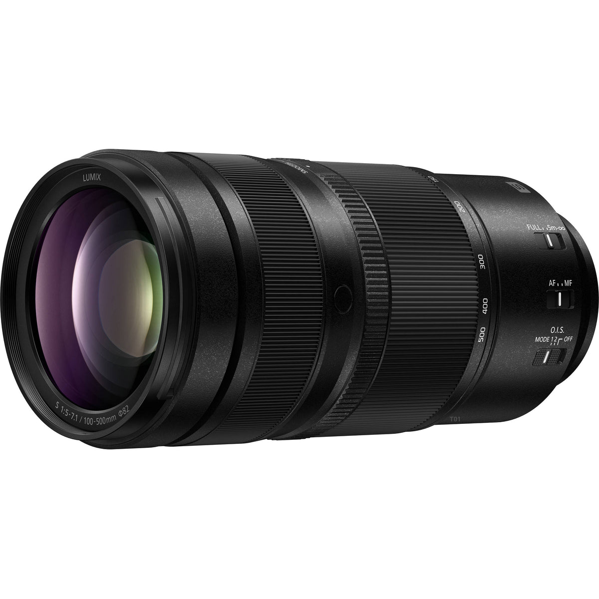 Lente Panasonic LUMIX S 100-500mm f/5-7.1 O.I.S. - contenido de la caja