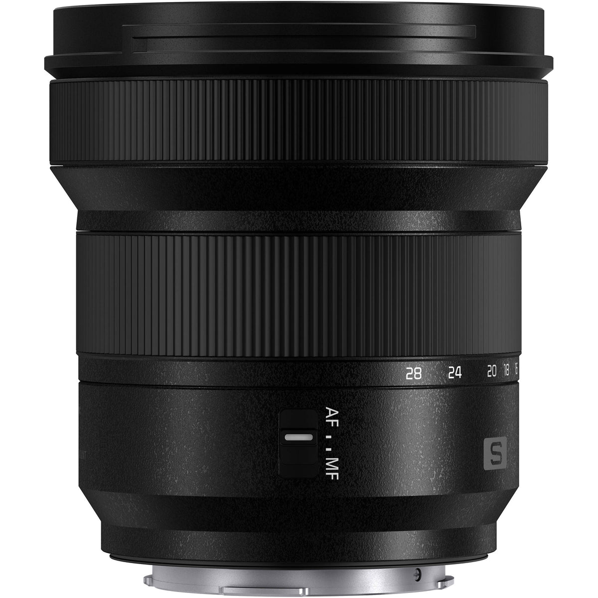 Lente Panasonic LUMIX S 14-28mm f/4-5.6 MACRO - vista frontal