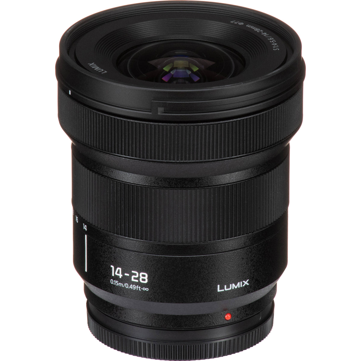 Lente Panasonic LUMIX S 14-28mm f/4-5.6 MACRO - puertos y conexiones