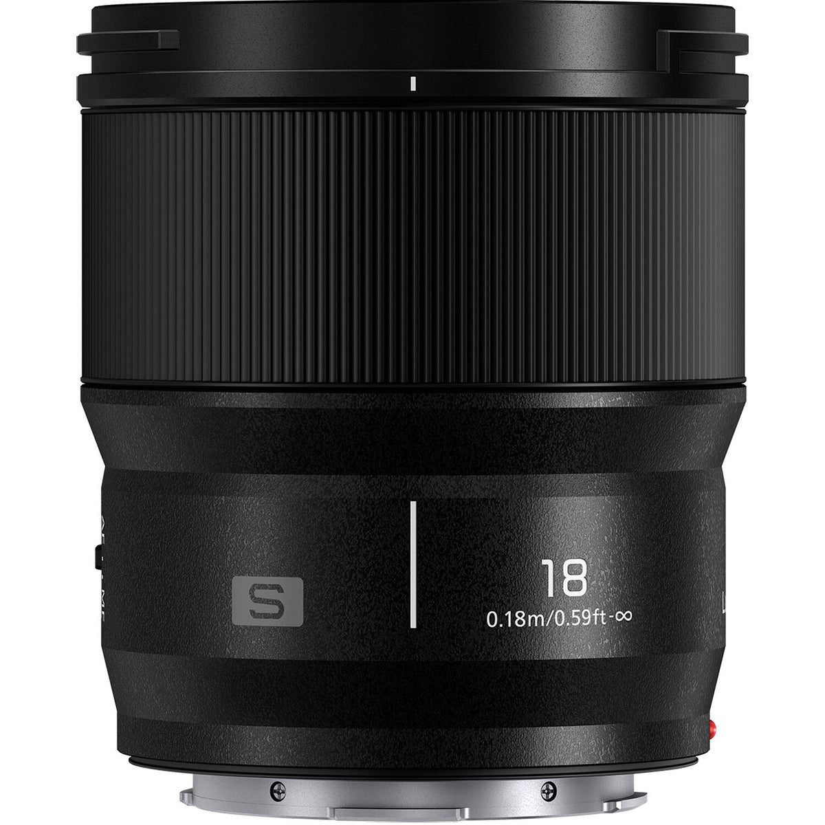 Lente Panasonic LUMIX S 18mm f/1.8 Ultra-Wide-Angle - vista frontal
