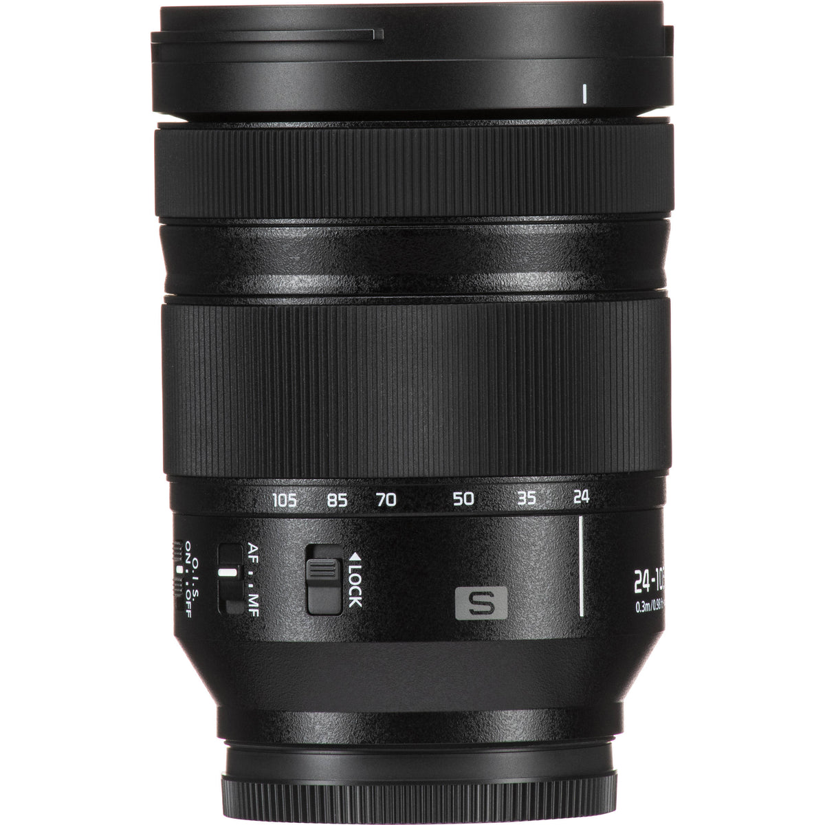 Lente Panasonic LUMIX S 24-105mm f/4 Macro O.I.S. - contenido de la caja