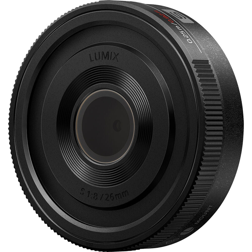 Lente Panasonic LUMIX S 26mm f/8 - vista frontal
