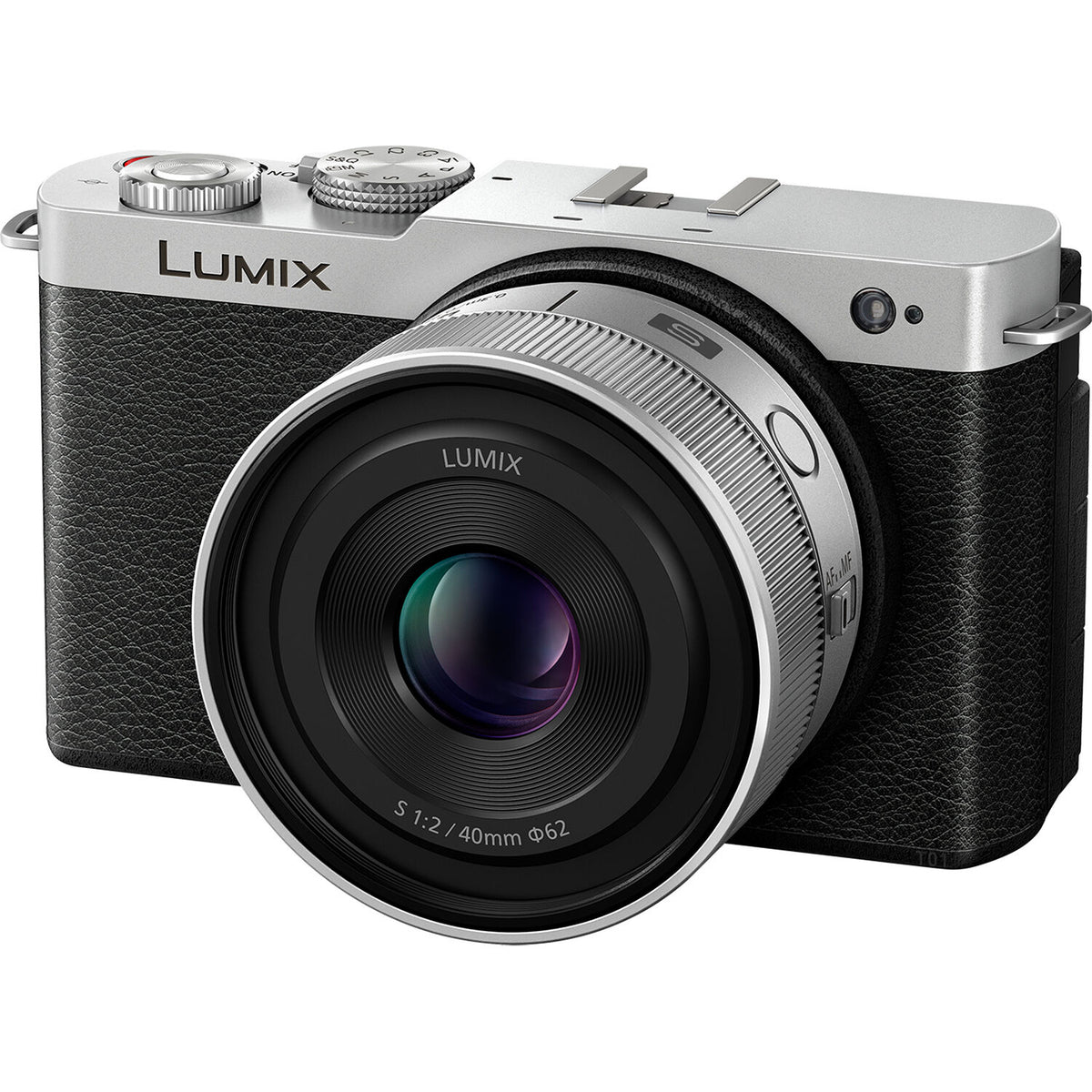 Lente Panasonic LUMIX S 40mm f/2 (Plateado) - vista trasera