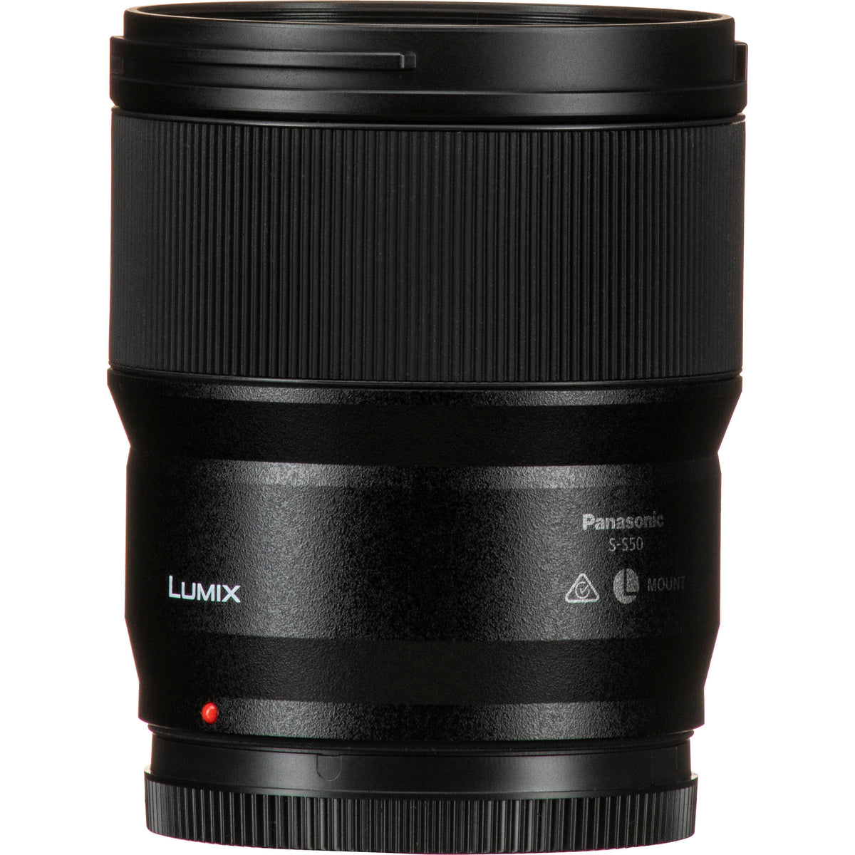 Lente Panasonic LUMIX S 50mm f/1.8 - vista lateral