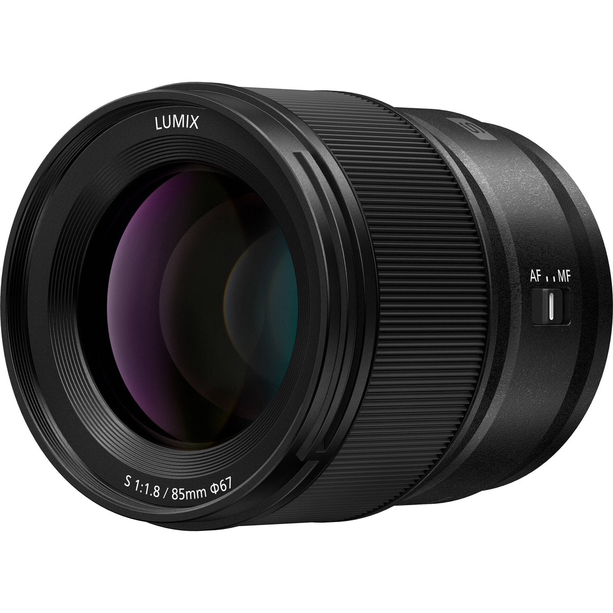 Lente Panasonic LUMIX S 85mm f/1.8 - vista frontal