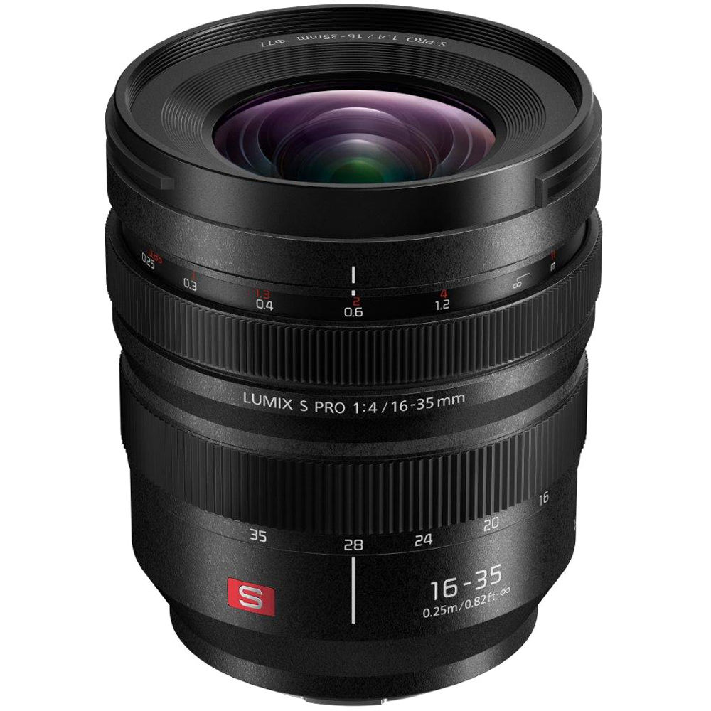 Lente Panasonic LUMIX S PRO 16-35mm f/4 - vista frontal