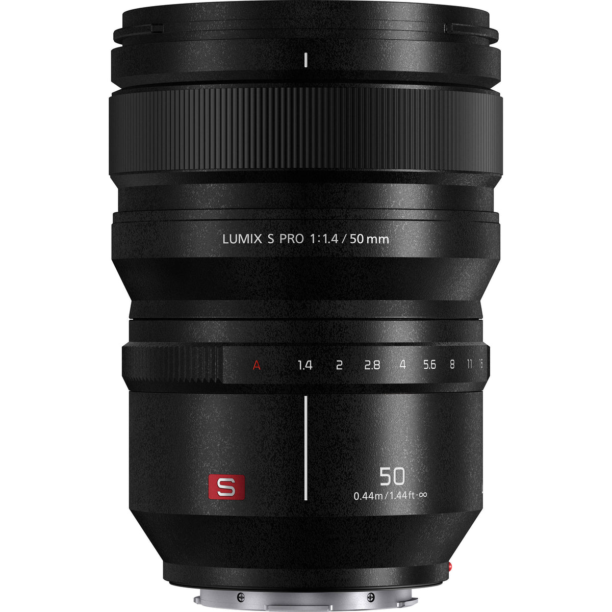 Lente Panasonic LUMIX S PRO 50mm f/1.4 - vista frontal