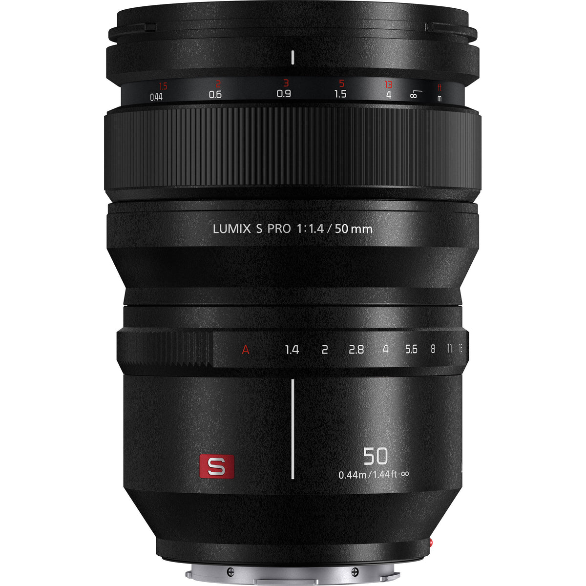 Lente Panasonic LUMIX S PRO 50mm f/1.4 - vista trasera
