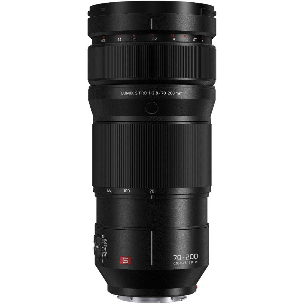 Lente Panasonic LUMIX S PRO 70-200mm f/2.8 O.I.S. - vista frontal