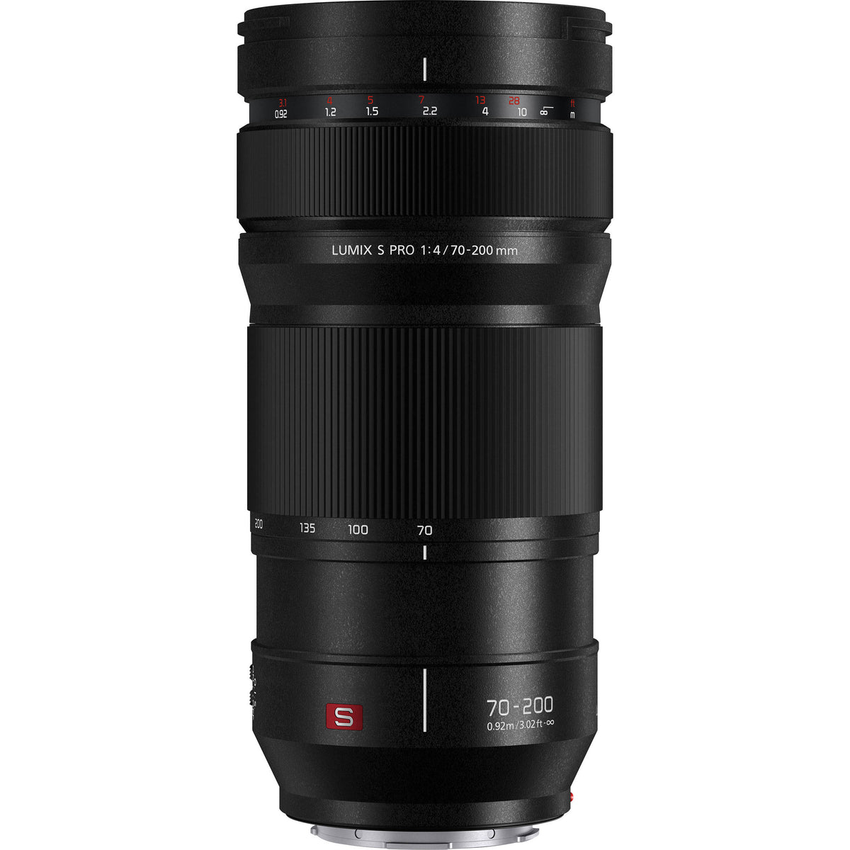 Lente Panasonic LUMIX S PRO 70-200mm f/4 O.I.S. - vista trasera