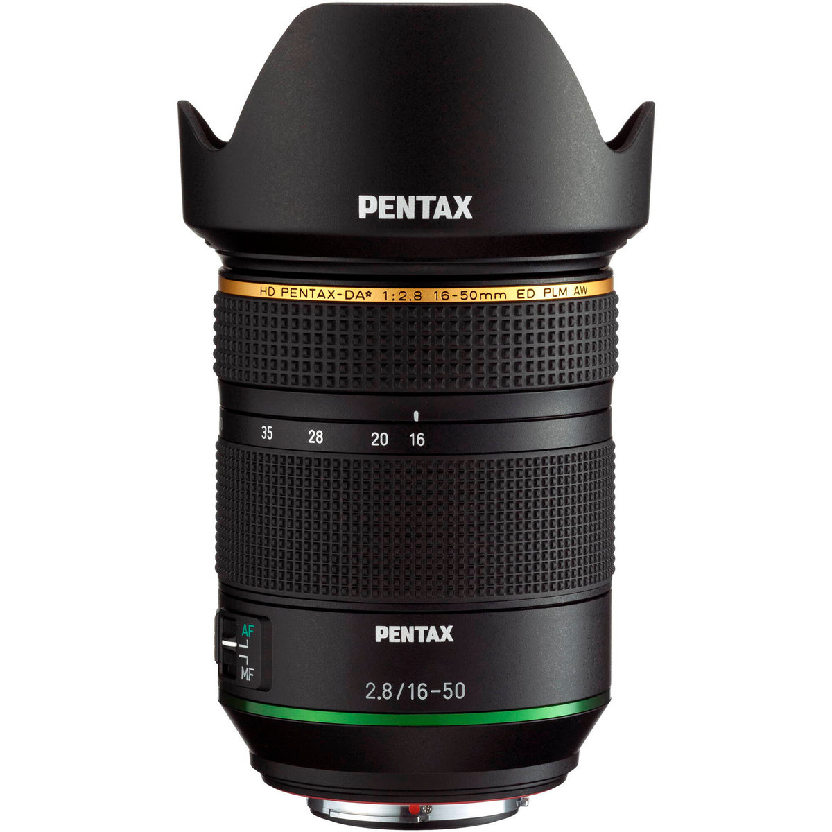 Lente Pentax HD-DA 16-50mm f/2.8ED PLM AW - vista lateral