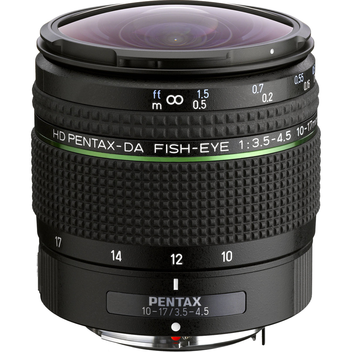 Lente Pentax HD DA Fisheye 10-17mm f/3.5-4.5 ED - vista trasera