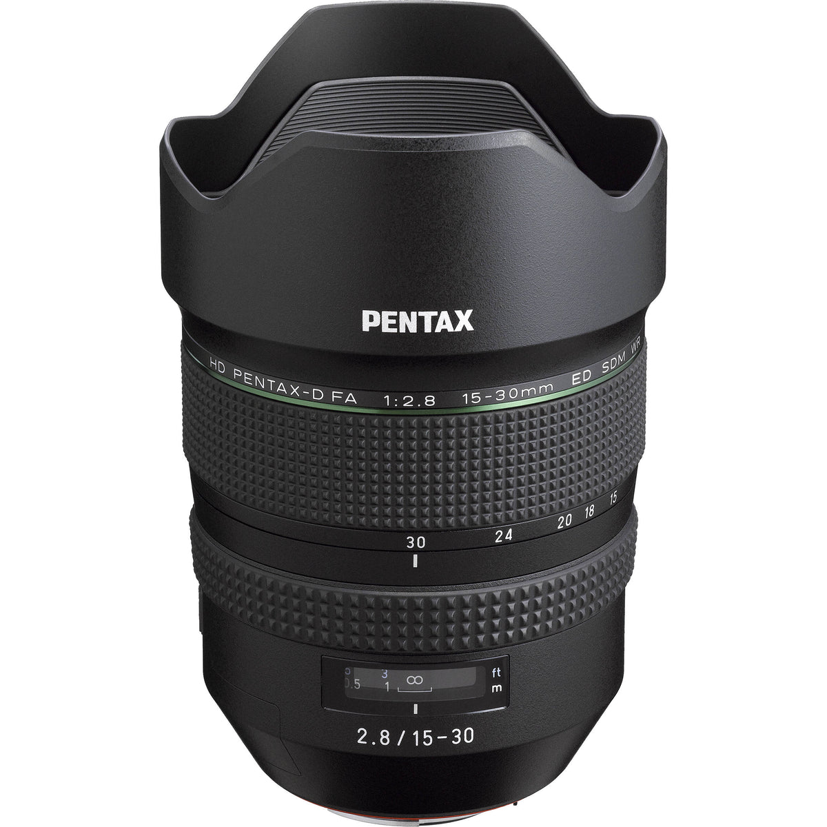 Lente Pentax HD PENTAX-D FA 15-30mm f/2.8 ED SDM WR - vista frontal