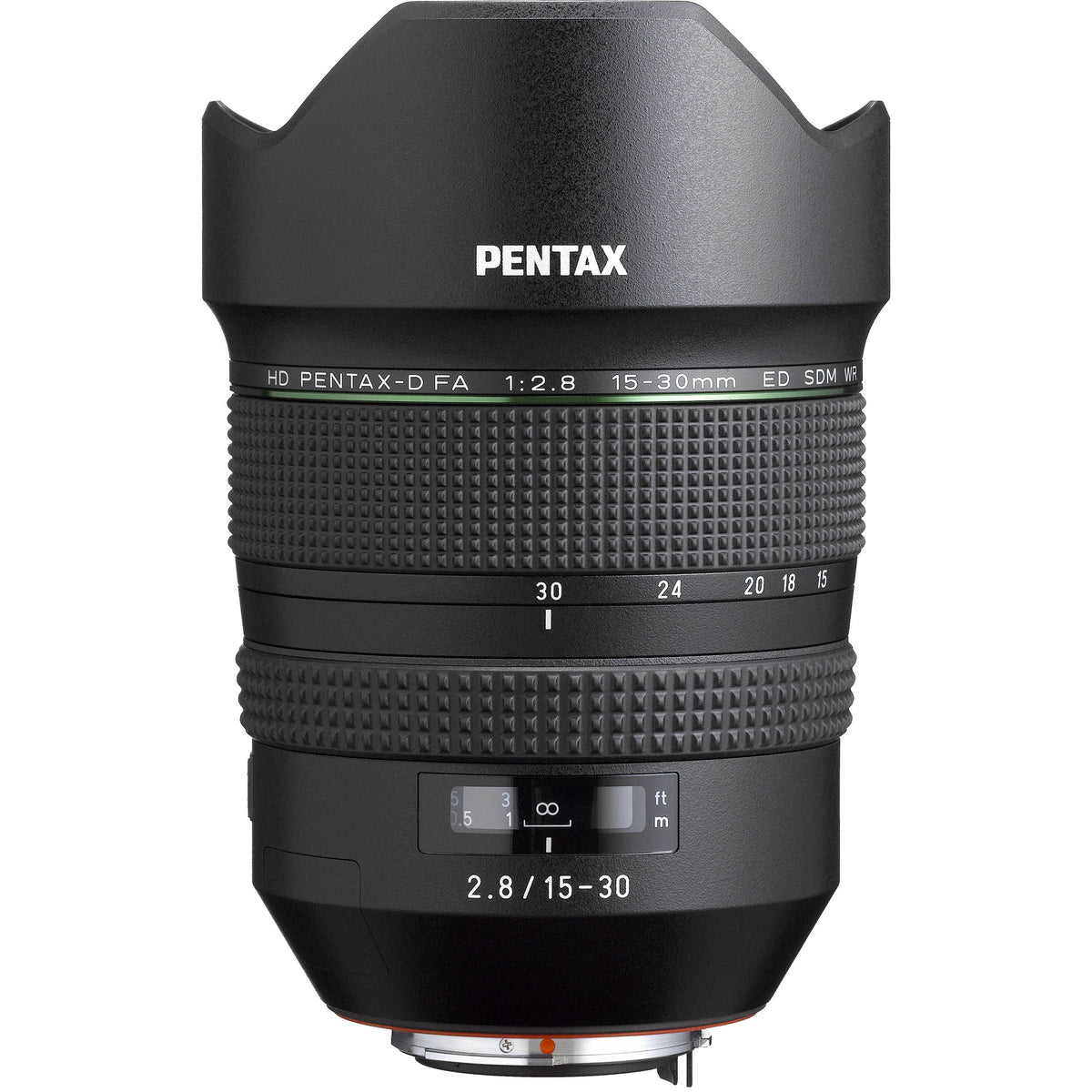Lente Pentax HD PENTAX-D FA 15-30mm f/2.8 ED SDM WR - vista trasera