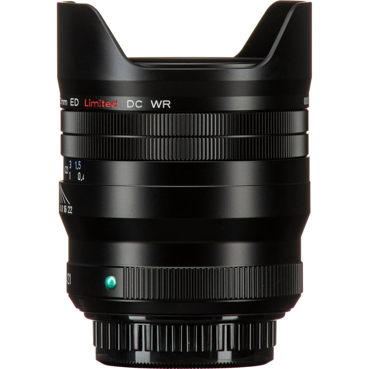 Lente Pentax HD PENTAX-D FA 21mm f/2.4ED Limited DC WR (Negro) - vista lateral
