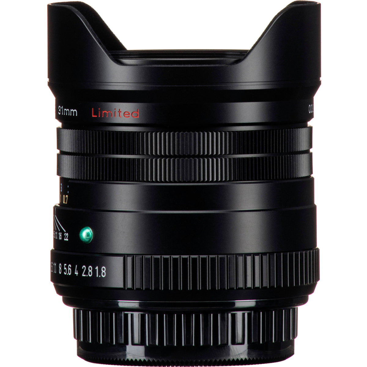 Lente Pentax HD Pentax-FA 31mm f/1.8 Limited (Negro) - vista lateral