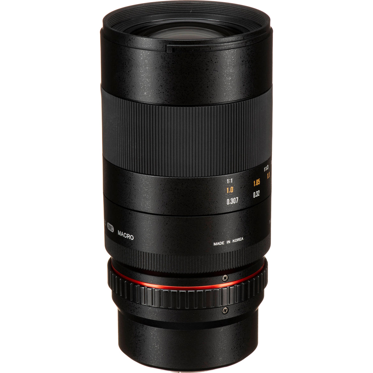 Lente Rokinon 100mm f/2.8 Macro - vista trasera