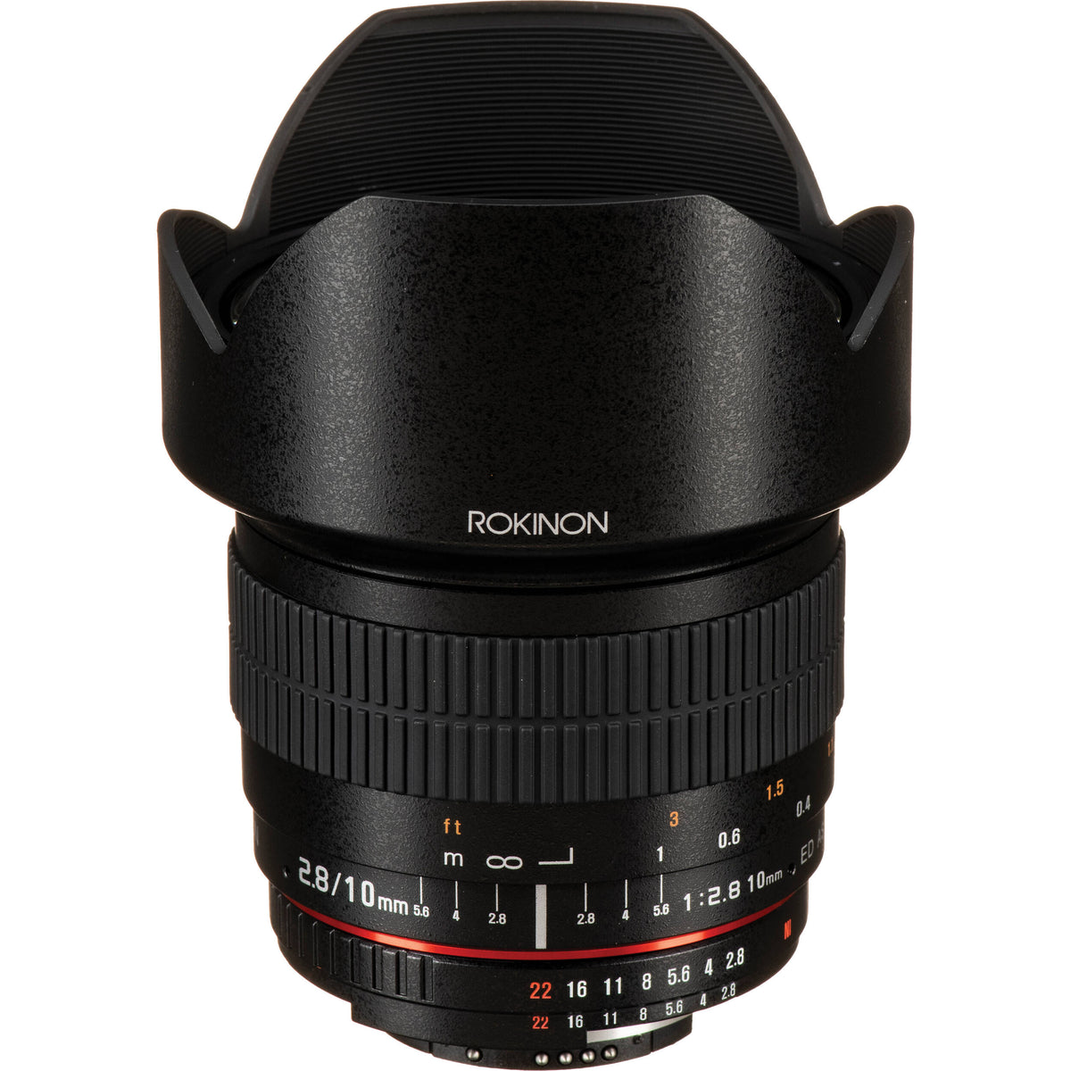 Lente Rokinon 10mm f/2.8 ED AS NCS CS - vista principal