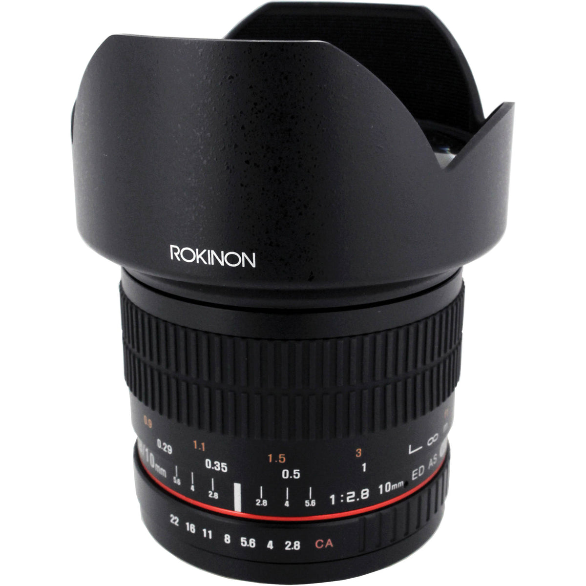 Lente Rokinon 10mm f/2.8 ED AS NCS CS - vista principal