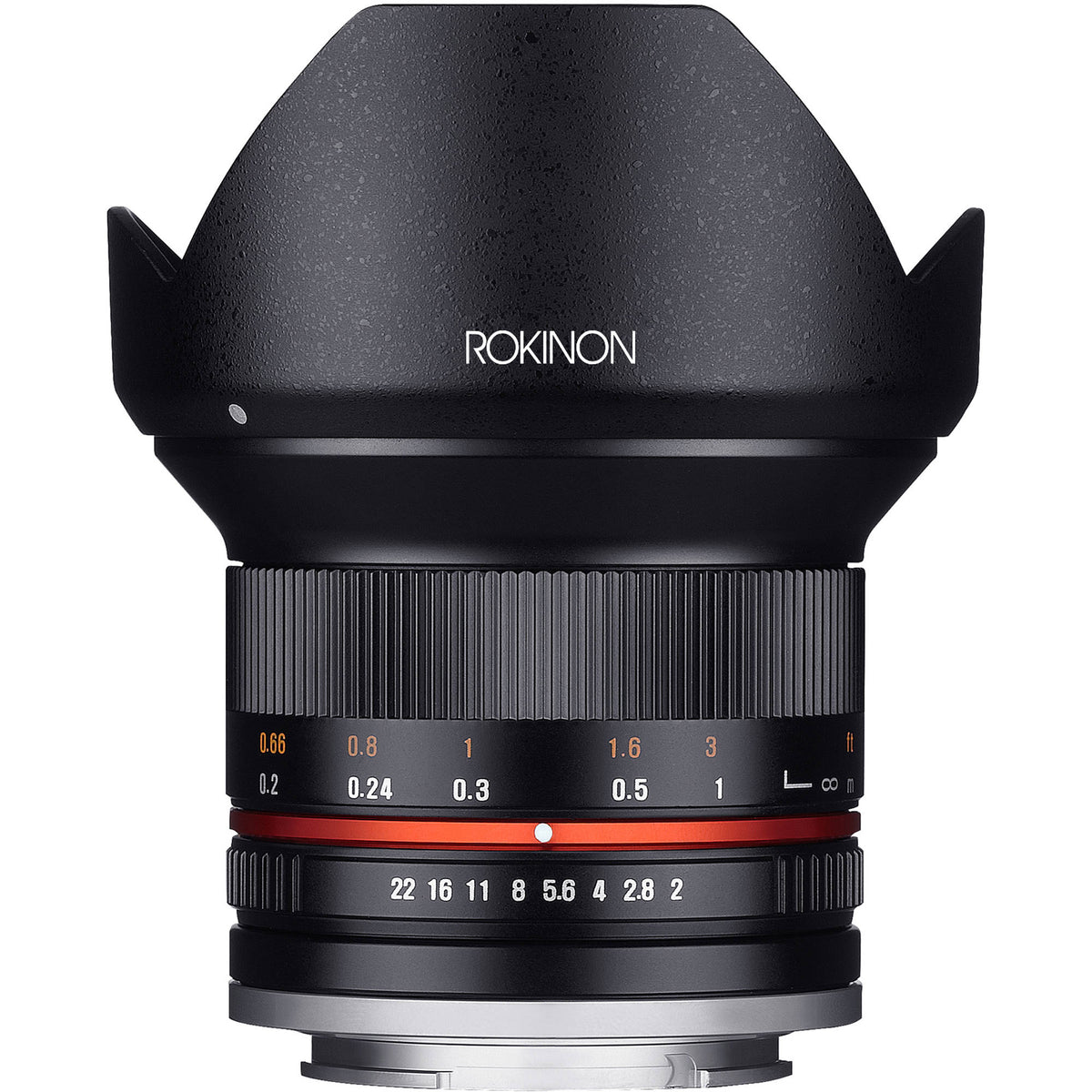 Lente Rokinon 12mm f/2.0 NCS CS (Negro) - vista principal