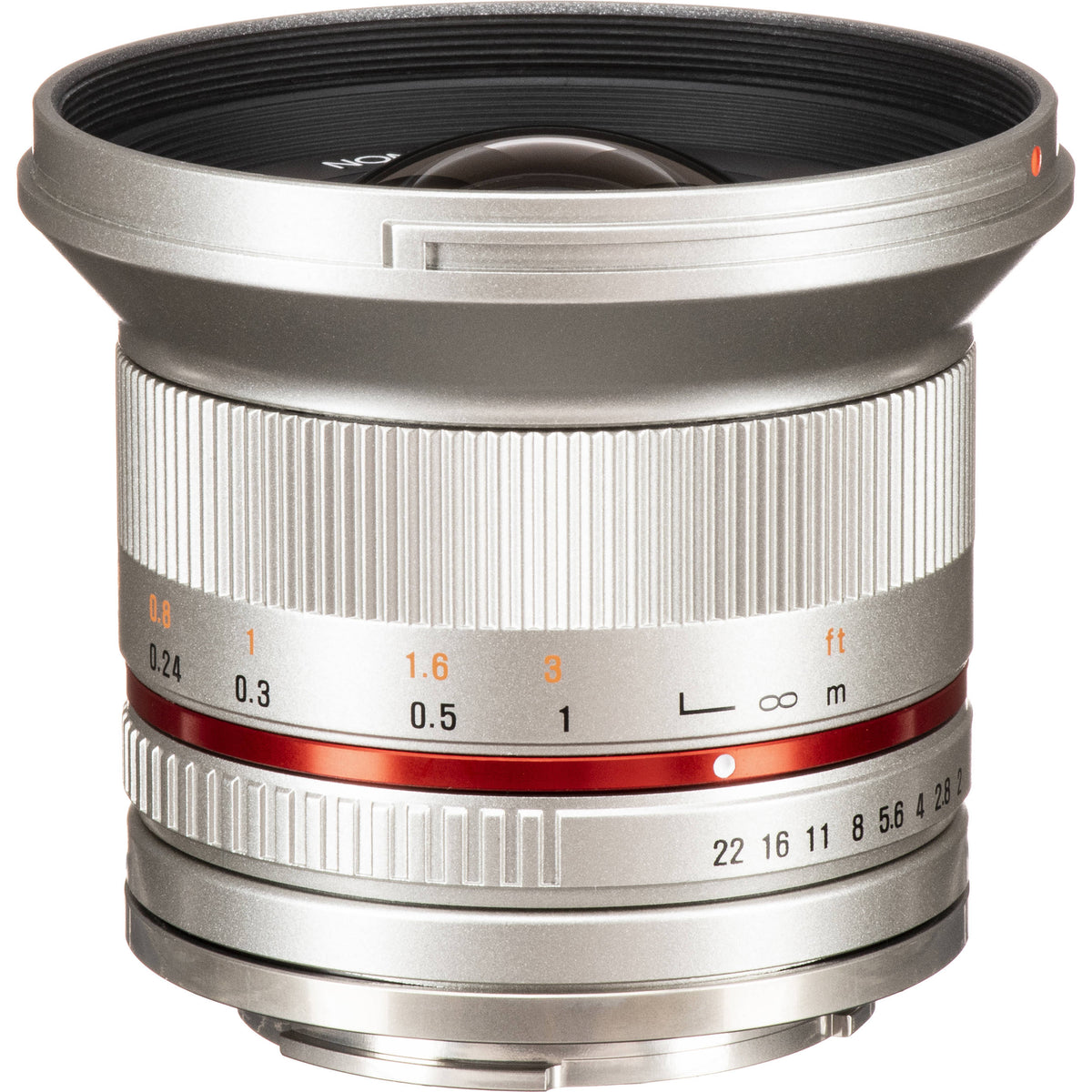 Lente Rokinon 12mm f/2.0 NCS CS (Plateado) - vista principal