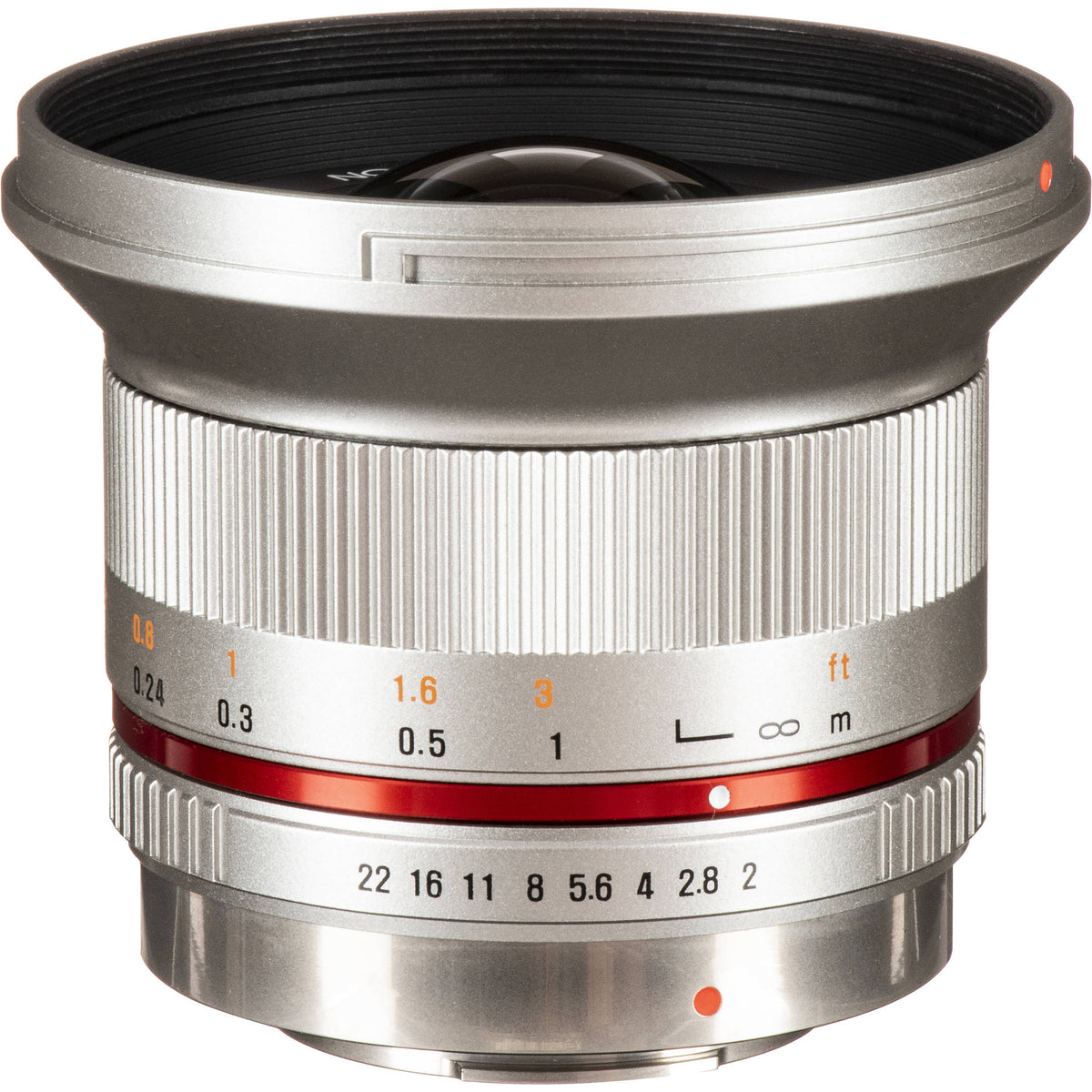Lente Rokinon 12mm f/2.0 NCS (Plateado) - vista principal
