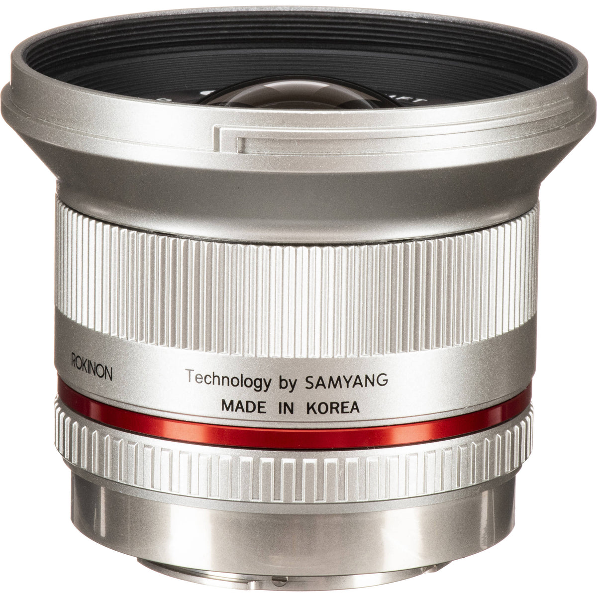 Lente Rokinon 12mm f/2.0 NCS (Plateado) - vista trasera