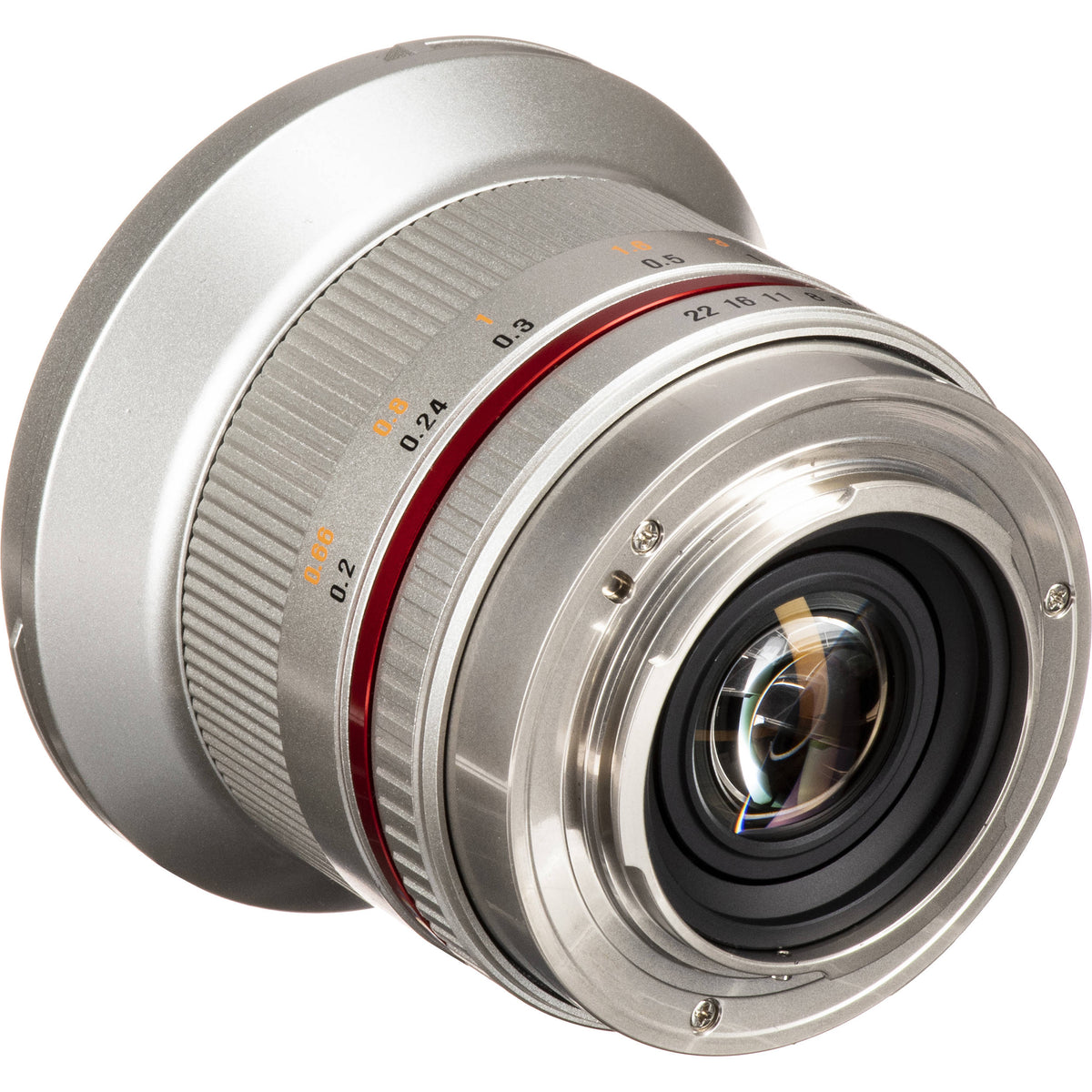 Lente Rokinon 12mm f/2.0 NCS (Plateado) - detalle