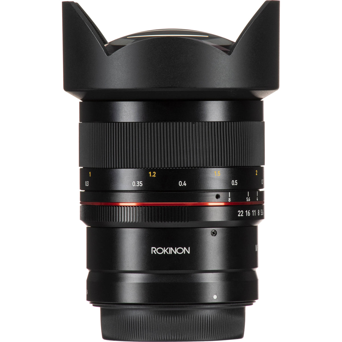 Lente Rokinon 14mm f/2.8 - puertos y conexiones