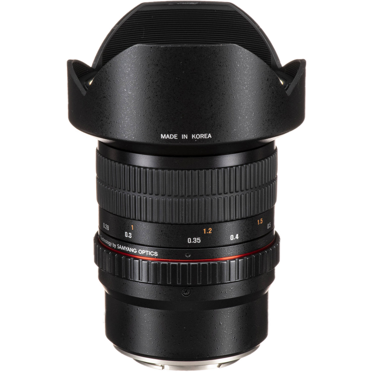 Lente Rokinon 14mm f/2.8 ED AS IF - vista trasera
