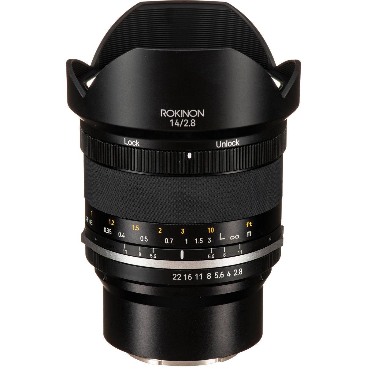 Lente Rokinon 14mm f/2.8 Series II - vista principal
