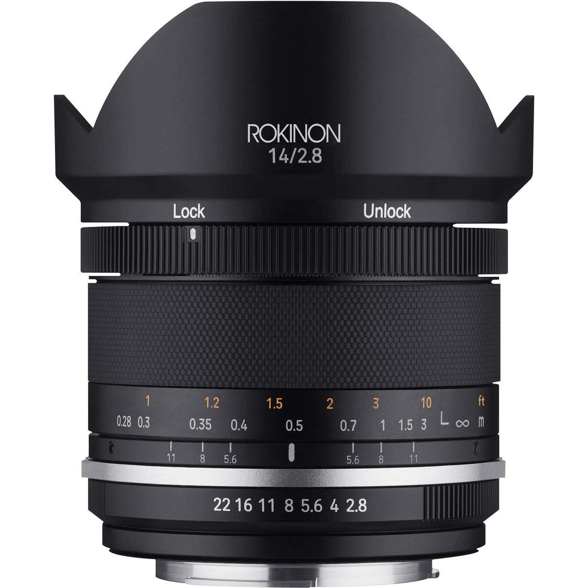 Lente Rokinon 14mm f/2.8 Series II - vista principal