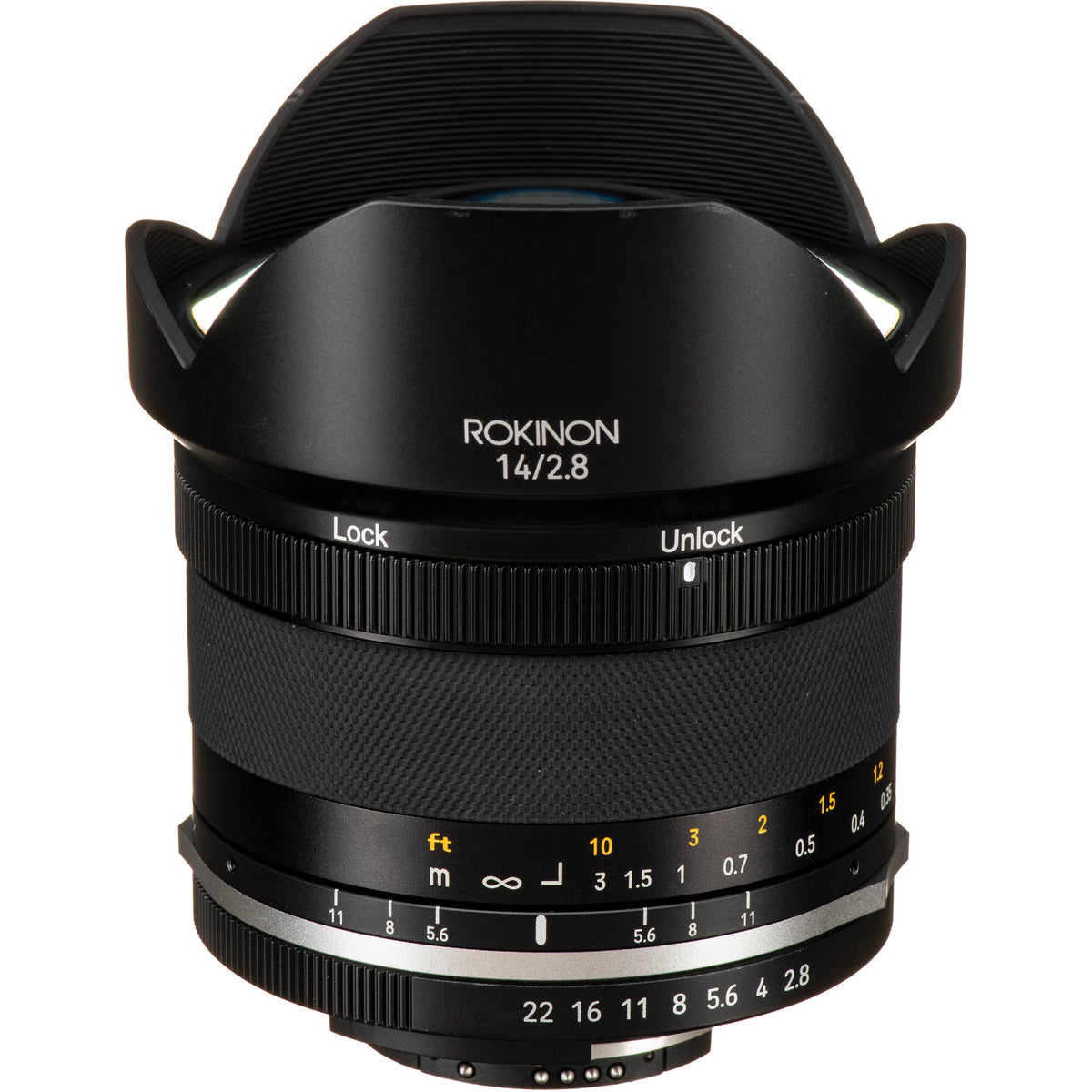 Lente Rokinon 14mm f/2.8 Series II - vista principal