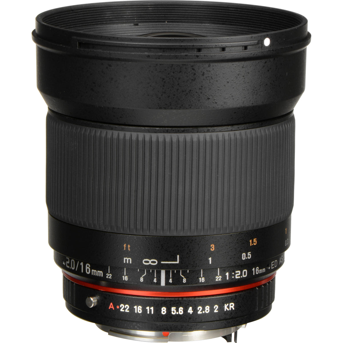 Lente Rokinon 16mm f/2.0 ED AS UMC CS LensAPS - vista principal